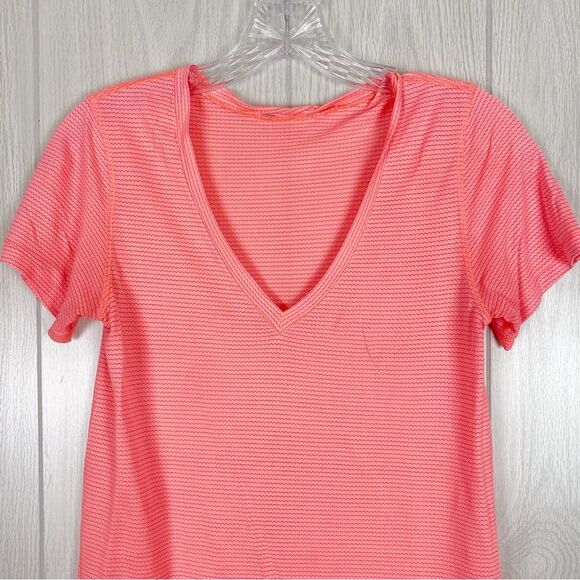 Lululemon | What The Sport Tee Mesh In Grapefruit Size 6 - Picture 3 of 8
